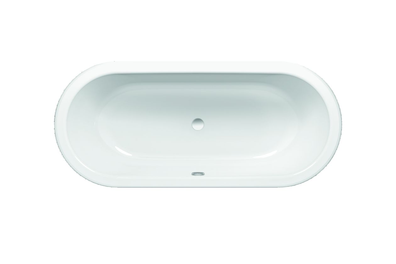 Baignoire Ovale Bette Starlet Flair Trou pour 1 Poignée 1880x880x420mm Pergamon Stock Limité